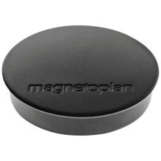 Magnetoplan Haftmagnet Discofix Ø 3 cm Schwarz, 10 Stück