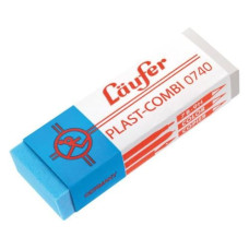 Läufer Radiergummi PLAST COMBI 0740 Blau/Weiss Läufer Radiergummi PLAST COMBI 0740 Blau/Weiss