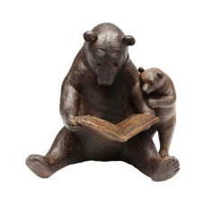 Kare Dekofigur Reading Bears Braun