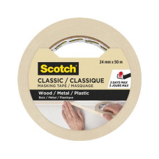 3M Malerabdeckband Scotch Classic 2450 24 mm x 50 m, Beige