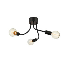 Markslöjd Deckenleuchte Medusa 3L 3x E27, Schwarz