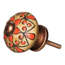 Tranquillo Möbelgriff handgemacht, Ø 4 cm, Mehrfarbig, Bronze Tranquillo Möbelgriff handgemacht, Ø 4 cm, Mehrfarbig, Bronze