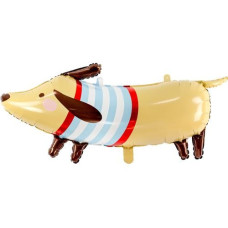 Partydeco Folienballon Dachshund Braun Partydeco Folienballon Dachshund Braun