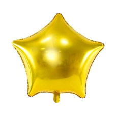 Partydeco Folienballon Star Gold