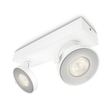 Philips Aufbauspot Clockwork, 2 x 4.5 W, 1000 lm, 2700 K, Weiss
