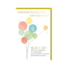 Braun + Company Glückwunschkarte Geburtstag 11.5 x 17 cm, inkl. Couvert Braun + Company Glückwunschkarte Geburtstag 11.5 x 17 cm, inkl. Couvert