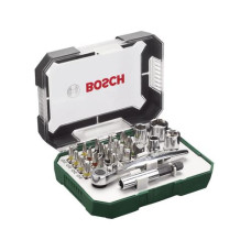 Bosch Schrauberbit- und Ratschen-Set, 26-teilig Bosch Schrauberbit- und Ratschen-Set, 26-teilig
