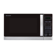 Sharp Mikrowelle R642INW Schwarz/Silber