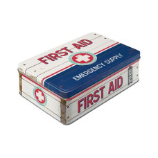 Nostalgic Art Medikamentenbox First Aid Blau/Rot/Weiss