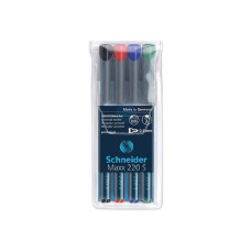 Schneider Permanent-Marker OHP Maxx Assortiert, M, 4 Stück