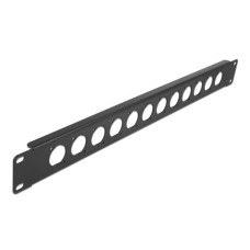 Delock Verteilerplatte 19 D-Typ, Leer Patchpanel, 12 Port schwarz Delock Verteilerplatte 19 D-Typ, Leer Patchpanel, 12 Port schwarz
