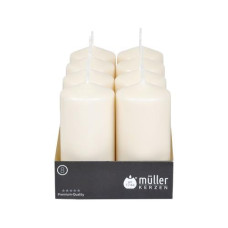 müller Kerzen Stumpenkerze 12 x 5.7 cm, Crème, 8 Stück müller Kerzen Stumpenkerze 12 x 5.7 cm, Crème, 8 Stück