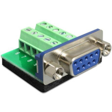 Delock Adapter RS-232 DB9 (f) - Terminalblock 0 cm