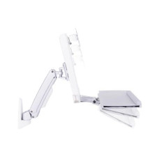 Multibrackets Tischhalterung Workstation Arm Single bis 8 kg – Weiss Multibrackets Tischhalterung Workstation Arm Single bis 8 kg – Weiss