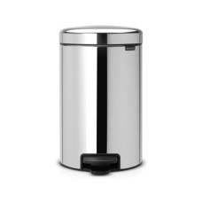 Brabantia Treteimer NewIcon 12 l, Brilliant Steel