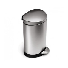Simplehuman Treteimer CW1834CB 6 Liter, Silber, fingerprint-proof