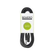 Bemero XLR-Kabel XLRm - 6.3 Klinken Kabel 3 m symmetrisch