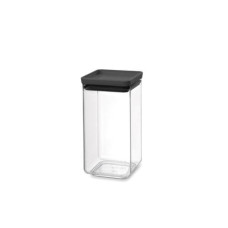 Brabantia Vorratsbehälter Tasty 1.6 l, Schwarz/Transparent