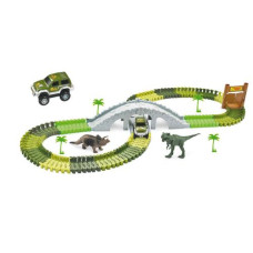 Amewi Magic Traxx Bahn Dino-Park Mini Set mit Brücke