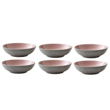 Bitz Suppen- & Pastateller Ø 20 cm, 6 Stück, Grau/Hellpink Bitz Suppen- & Pastateller Ø 20 cm, 6 Stück, Grau/Hellpink