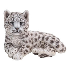 Vivid Arts Dekofigur Schneeleopard liegend Vivid Arts Dekofigur Schneeleopard liegend