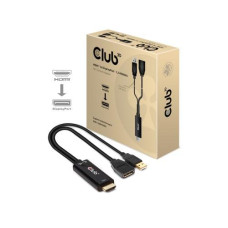 Club 3D Kabel HDMI 2.0 zu DP 1.2 4K60Hz HDMI - DisplayPort, 0.25 m