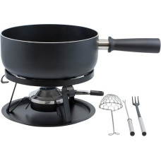 Kadastar Käsefondue-Set Royal 22 Teile, Schwarz