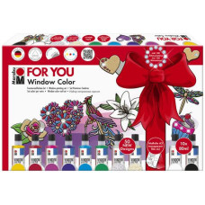 Marabu Fensterfarbe Window Color Fun & Fancy 10 x 80 ml Marabu Fensterfarbe Window Color Fun & Fancy 10 x 80 ml