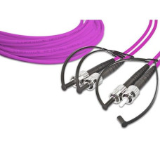 Lightwin LWL-Patchkabel ST-ST, Multimode, Duplex, OM4, 10m