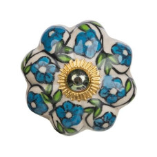 Tranquillo Möbelgriff handgemacht, Ø 4.5 cm, Mehrfarbig/Gold Tranquillo Möbelgriff handgemacht, Ø 4.5 cm, Mehrfarbig/Gold