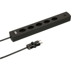 Max Hauri Steckdosenleiste SafetyLine 5x T13 mit USB A C, schwarz Max Hauri Steckdosenleiste SafetyLine 5x T13 mit USB A C, schwarz