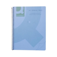 CONNECT Notizheft A5, Kariert, Blau