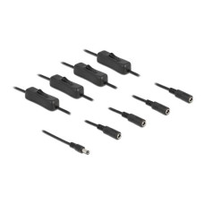 Delock Hohlstecker Kabel DC 5.5 x 2.1 mm zu 4 x DC mit Schalter 1 m Delock Hohlstecker Kabel DC 5.5 x 2.1 mm zu 4 x DC mit Schalter 1 m