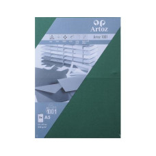 Artoz Blankokarte 1001, A5, 5 Blatt, Racinggreen