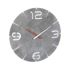 TFA Dostmann Funk-Wanduhr Contour Beton-Optik, Ø 35 cm