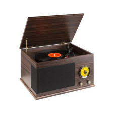 Fenton Plattenspieler mit Bluetooth RP173 Dunkelbraun