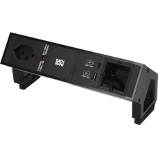Bachmann Tischsteckdosenleiste DESK 2, 1x T13, 1x USB A/C, 1x Custom