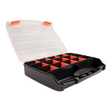 Delock Sortimentskasten Orange / Schwarz 17 Fächer Delock Sortimentskasten Orange / Schwarz 17 Fächer
