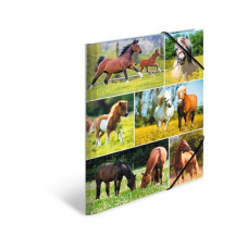 HERMA Gummibandmappe Pferdewiese A4, Mehrfarbig HERMA Gummibandmappe Pferdewiese A4, Mehrfarbig