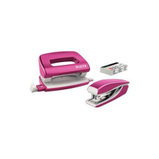 Leitz Locher und Mini-Heftgerät WOW 10 Seiten, Pink Leitz Locher und Mini-Heftgerät WOW 10 Seiten, Pink
