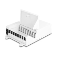 Delock LWL Verteilerbox 8 Port, Weiss