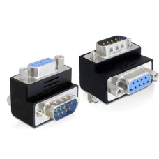 Delock Winkeladapter DB9 RS-232, f 90° Delock Winkeladapter DB9 RS-232, f 90°