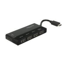 Delock USB-Hub USB 3.1 Typ-C Gen1 - 4x USB-A + 1x USB Typ-C mit PD