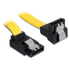 Delock SATA3-Kabel gelb, doppelt gewinkelt, 50 cm Delock SATA3-Kabel gelb, doppelt gewinkelt, 50 cm