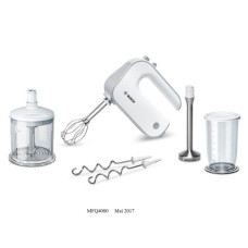 Bosch Handmixer MFQ4080 Weiss/Silber