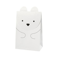 Creativ Company Geschenktüte Eisbär 6 x 12 x 18 cm, 6 Stück, Weiss Creativ Company Geschenktüte Eisbär 6 x 12 x 18 cm, 6 Stück, Weiss