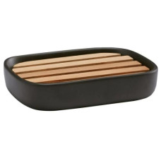 Aquanova Seifenschale Oscar Nature/Schwarz Aquanova Seifenschale Oscar Nature/Schwarz