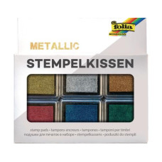 Folia Stempelkissen Metallic Mehrfarbig Folia Stempelkissen Metallic Mehrfarbig