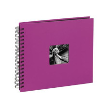 Hama Fotoalbum Fine Art 28 x 24 cm Pink, 50 schwarze Seiten