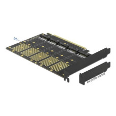 Delock Host Bus Adapter PCI-Express x16v3 zu 5xM.2 Key-B, SATA